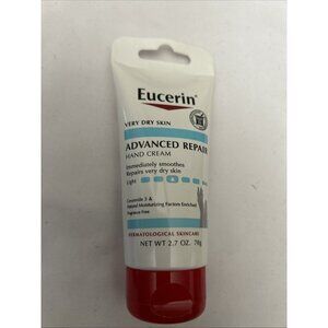 Eucerin Advanced Repair Hand Cream - 2.7oz for very dry skin repairs skin new